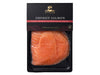 Cold smoked salmon sliced